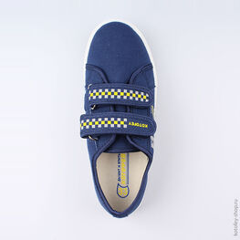 631098-12 Кеды для мальчики син-жел фото №4
