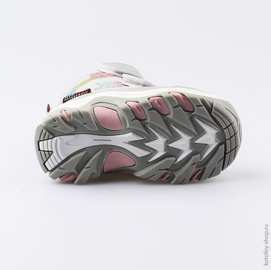 254955-42 Мембранные ботинки для девочки серый фото №3