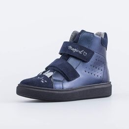 552281-32 Ботинки утепленные на весну/осень Magical для девочки синий