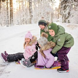 07811101-40 Теплая шапка для девочки, серая для девочки серый фото №3