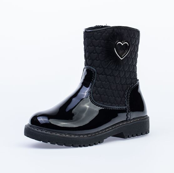 564086-32 Сапожки для девочки черный