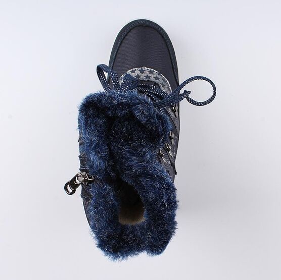 664932-41 Мембранные сапожки для девочки светло-синий фото №4