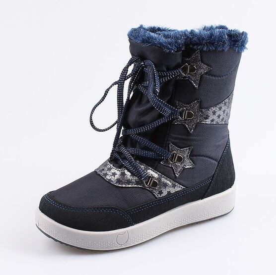 664932-41 Мембранные сапожки для девочки светло-синий