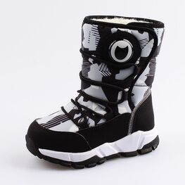 364043-42 Сапожки для мальчики чер-бел