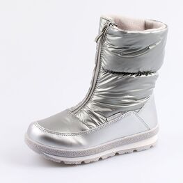 664916-47 Мембранные сапожки для девочки серебрист.