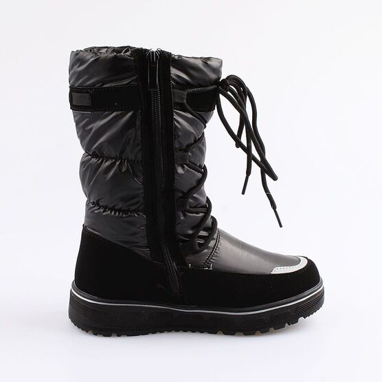 664045-43 Сапожки для девочки черный фото №2