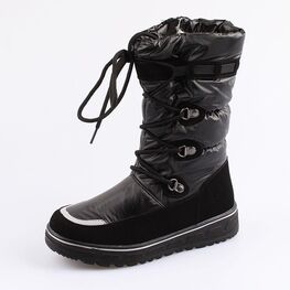 664045-43 Сапожки для девочки черный