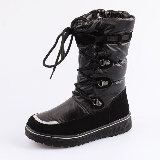 664045-43 Сапожки для девочки черный