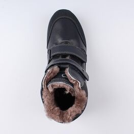 752155-52 Сапожки для мальчики светло-синий фото №4