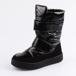 664060-43 Сапожки для девочки черный