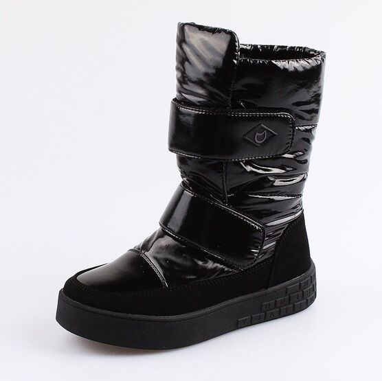 664060-43 Сапожки для девочки черный