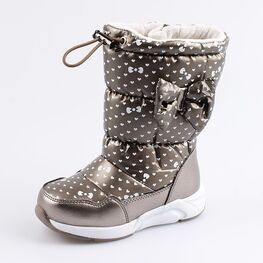 364047-41 Сапожки для девочки бронзовый