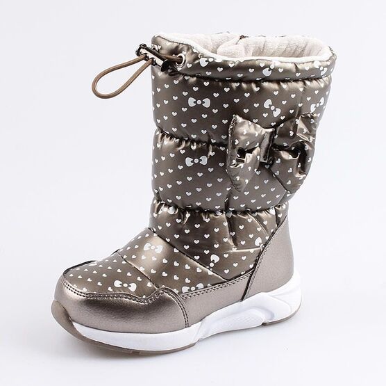 364047-41 Сапожки для девочки бронзовый