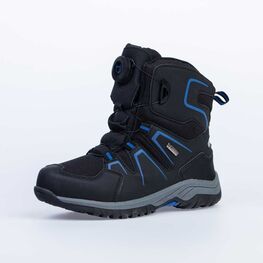 654993-41 Мембранные ботинки для мальчики чер-син