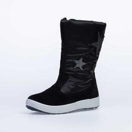 664931-42 Мембранные сапожки для девочки черный