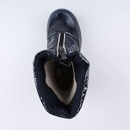 664916-48 Мембранные сапожки для девочки светло-синий фото №4