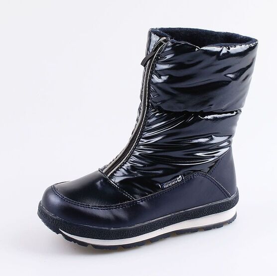 664916-48 Мембранные сапожки для девочки светло-синий