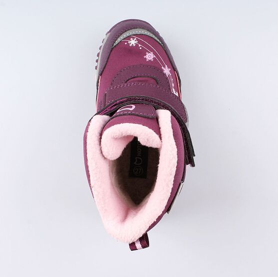 254968-43 Мембранные ботинки с LED-подсветкой для девочки фиолетовый фото №4