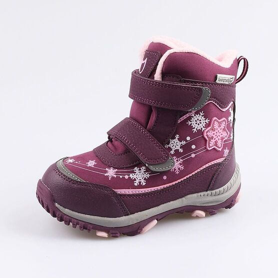 254968-43 Мембранные ботинки с LED-подсветкой для девочки фиолетовый