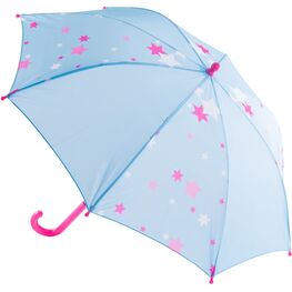 03807035-40 Зонт детский звёздочки, нежно- голубой для девочки голубой