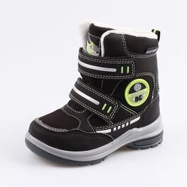 254966-42 Мембранные ботинки для мальчики чер-сал