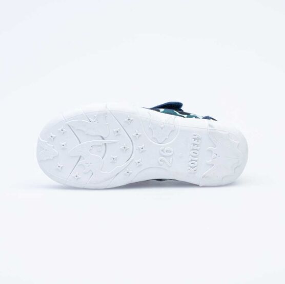 421047-12 Сандалии текстильные для мальчики светло-синий фото №3