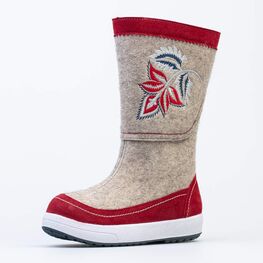 867100-43 Женские валенки с вышивкой для девочки красный