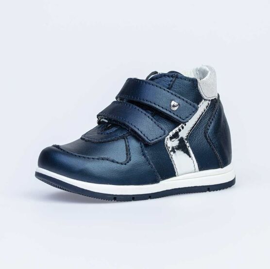 152190-20 Ботинки для девочки син-срб