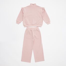 07864098-30 Розовый костюм зип-свитшот + брюки для девочки для девочки розовый фото №2
