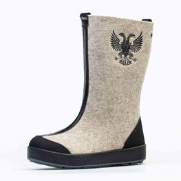 967040-04 Мужские валенки без подкладки для мальчики серый