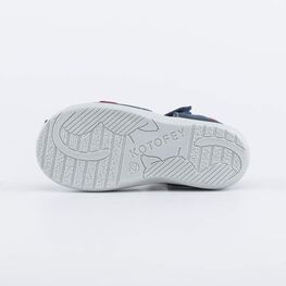 322133-23 Кожаные сандалии для мальчика для мальчики син-кра фото №3