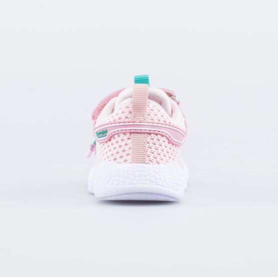 144142-13 Детские кроссовки на липучках для девочки розовый фото №5