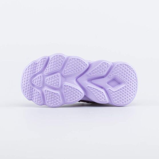 344403-72 Кроссовки из материала SoftShell с LED-подсветкой для девочки фиолетовый фото №3