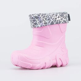 565141-12 Утепленные сапожки из ЭВА светоотражающие для девочки розовый
