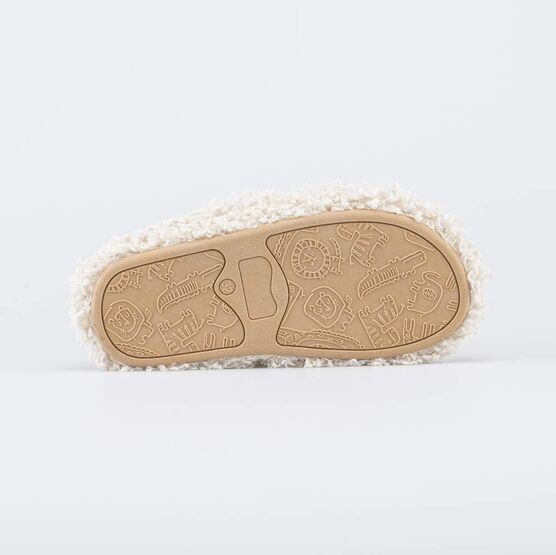 631172-11 Домашние тапочки для девочки Барашек для девочки бежевый фото №3