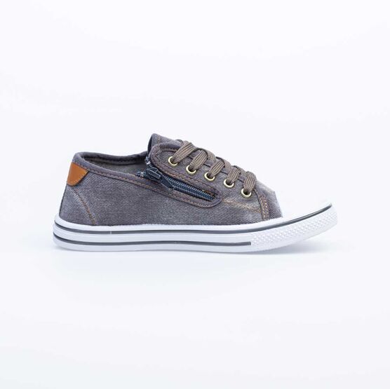 531139-11 Кеды для мальчики серый фото №3