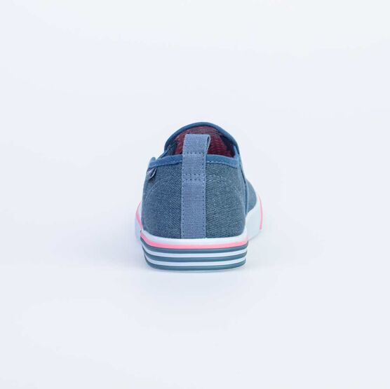 531084-11 Кеды из джинсовой ткани для девочки голубой фото №5