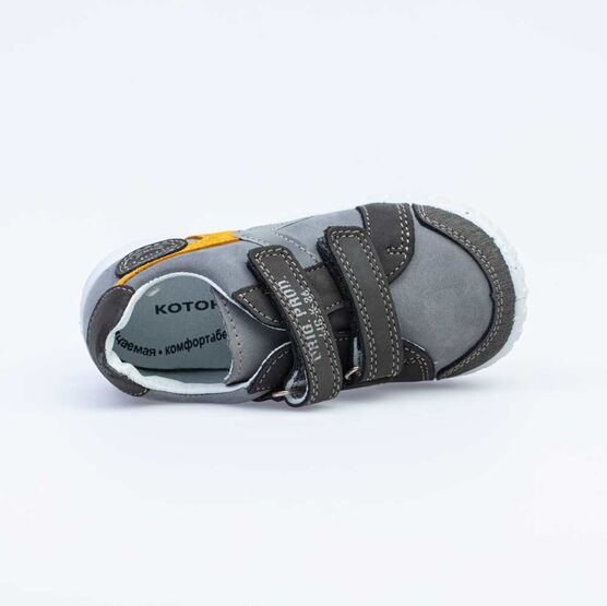 332032-24 Полуботинки для мальчики серый фото №4