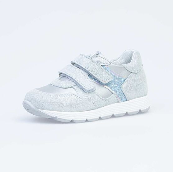 332123-21 Полуботинки для девочки серебрист.