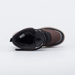 754707-41 Мембранные зимние ботинки для мальчика для мальчики коричневый + черный фото №4