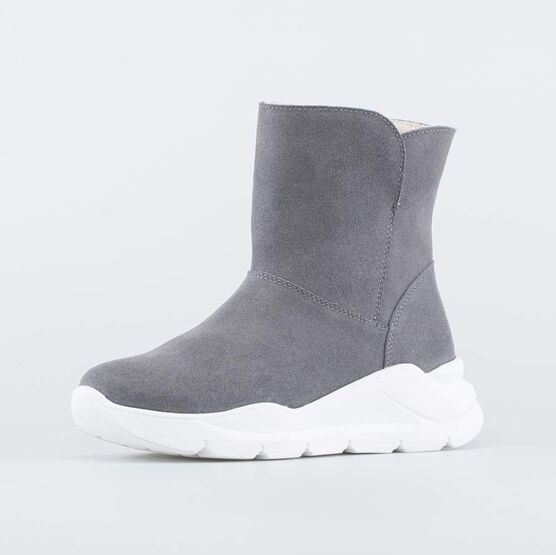 562066-43 Зимние ботинки для девочки для девочки серый