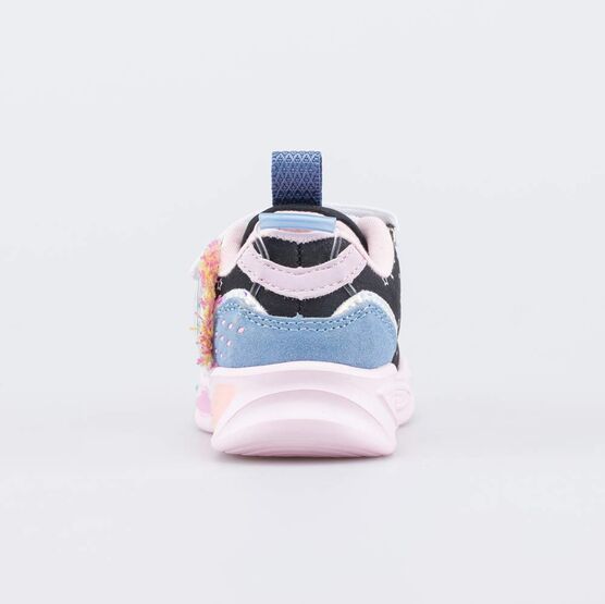 144274-71 Кроссовки с LED и Softshell Единорог для девочки чер-роз фото №5