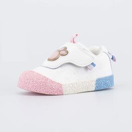 144276-71 Кроссовки со звуком и LED Лапка для девочки белый