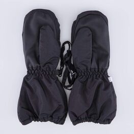 07721271-40 Детские черные варежки-краги для мальчика для мальчики черный фото №2