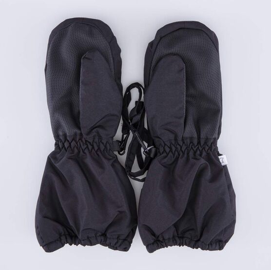 07721271-40 Детские черные варежки-краги для мальчика для мальчики черный фото №2