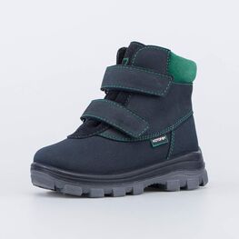 152328-52 Зимние ботинки Суперзащита для мальчики син-зел