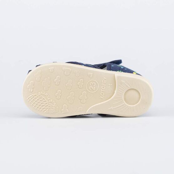 221127-71 Сандалии текстильные для мальчики синий фото №3