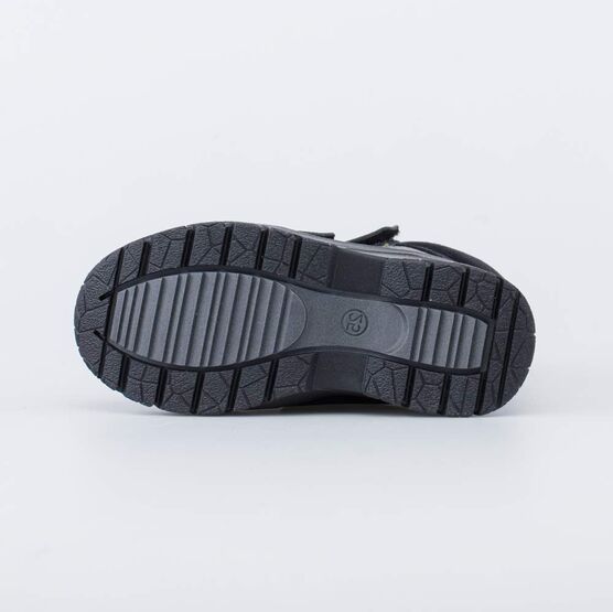 352343-42 Ботинки для мальчика из натуральной кожи для мальчики чер-жел фото №3