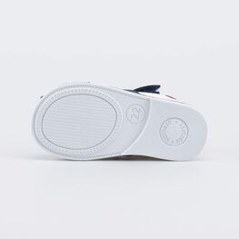 122238-21 Кожаные сандалии для мальчика Акула для мальчики синий + белый фото №3