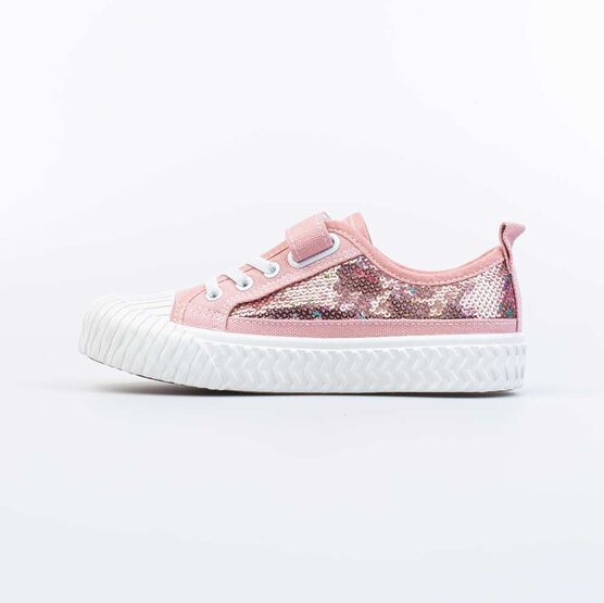 331247-11 Кеды с пайетками для девочки розовый фото №2